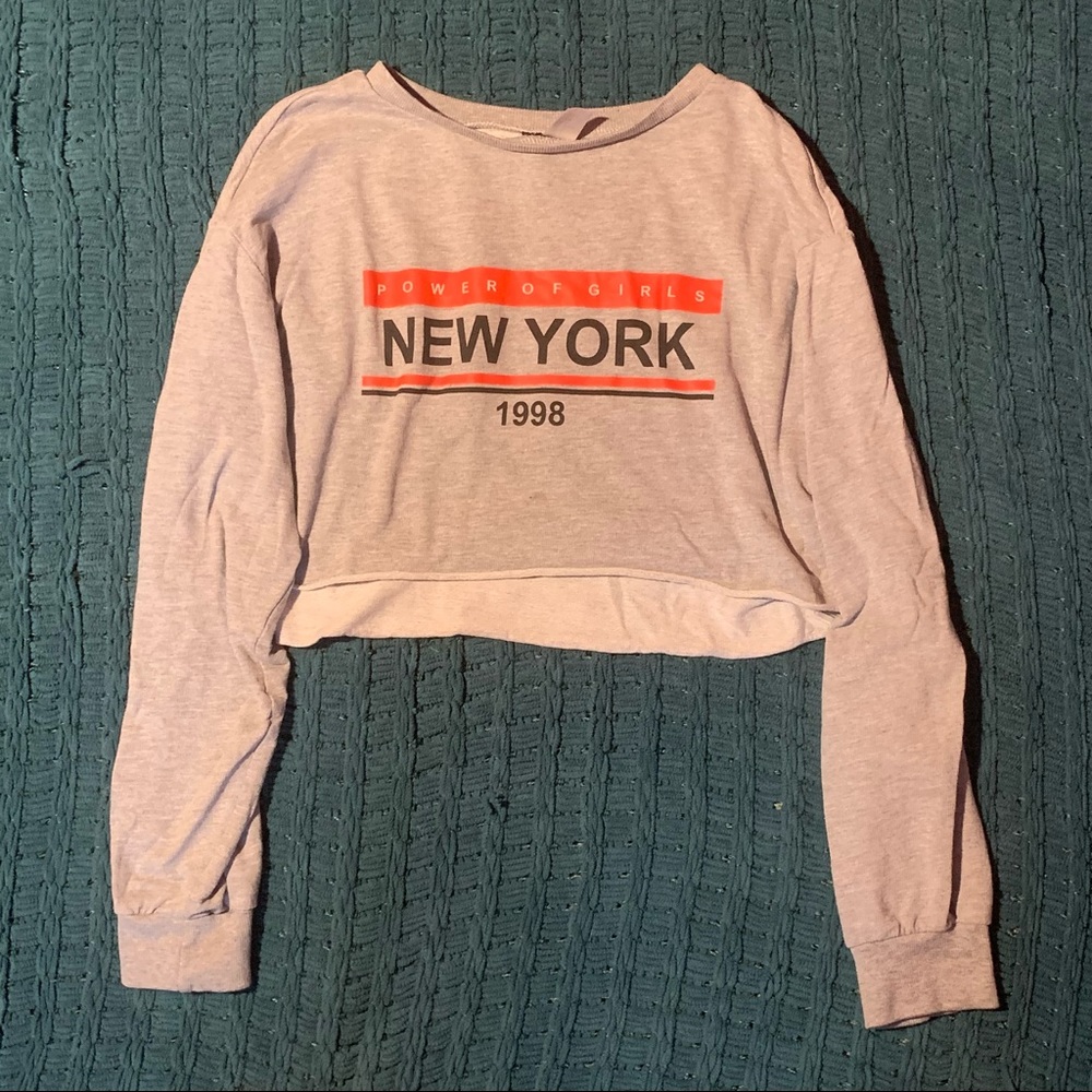 H&M Divided New York Cropped Shirt